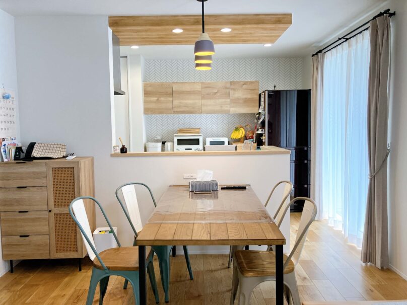 ②木のナチュラル+やさしい色合いで快適な住まいを実現しました。